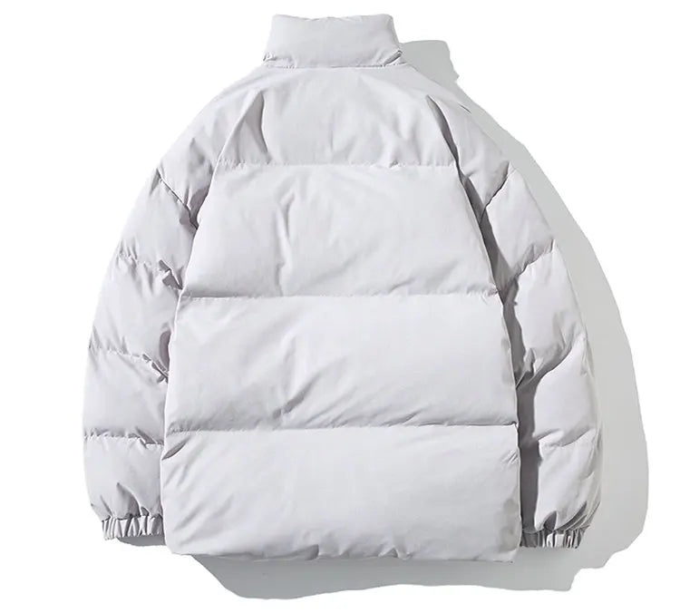 Winter Jacket Men Parkas Thicken Warm Coat Mens Stand Collar Solid Color Casual Parka Women Fashion New Streetwear 5XL