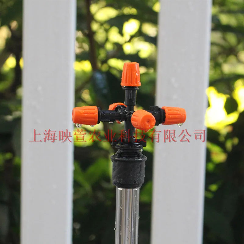 Garden Sprinklers Automatic Watering Grass Lawn 360 Degree Circle Rotating 5 Nozzles  Pipe Hose