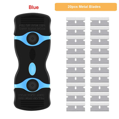 Razor Scraper Car Window Film Glue Cleaner Blade Tint Ceramic Glass Wrap Sticker Remover Kitchen Home Squeegee Tool