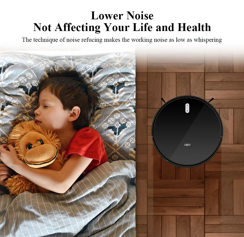 ABIR G20S Robot Vacuum Cleaner,Map Memory,6000Pa Suction,Remote Upgrade, Electric Wet Mop,WIFI APP Smart Floor Washing for Home