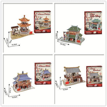 40 Style World Famous Architecture Building 3D Puzzle Model Construction 3D Jigsaw Puzzle Toys For Kids Christmas Gift