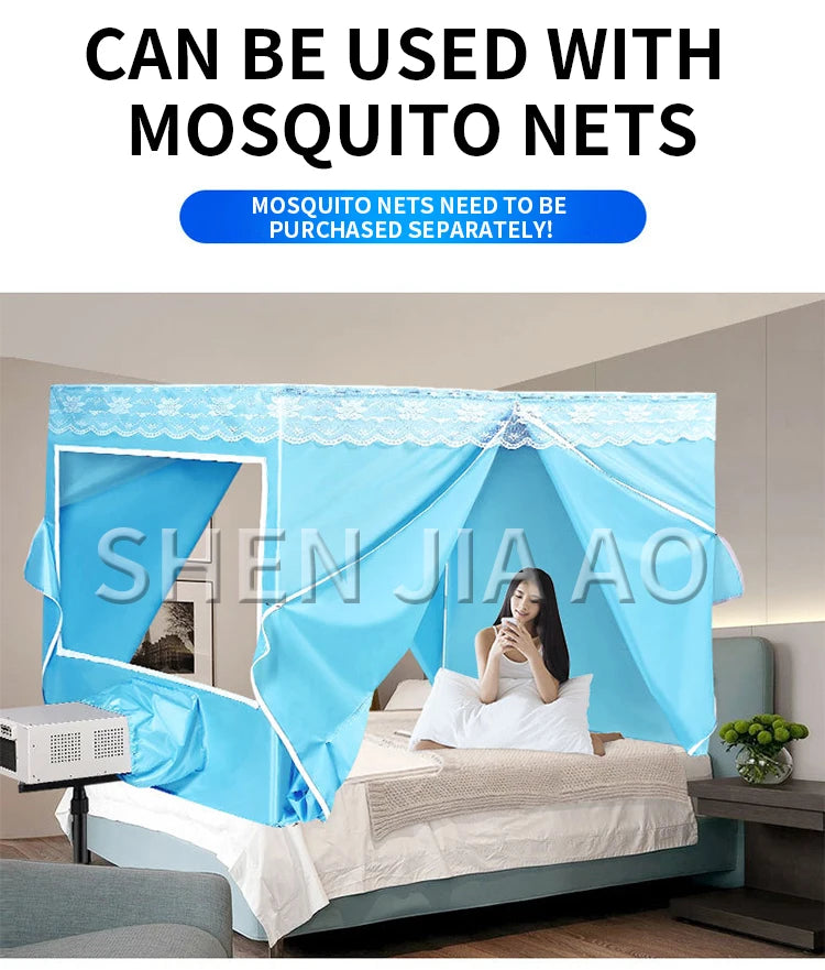 220V Mobile Small Air Conditioner 7m²Space Drainage-free Remote Control Power Saving Mini Cooling Heating Air Refrigerator 400W