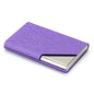 Luxury Wallet PU Leather Business ID Credit Card Holder For Women Men Fashion Brand Metal Aluminum Card Case