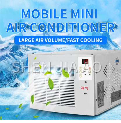 220V Mobile Small Air Conditioner 7m²Space Drainage-free Remote Control Power Saving Mini Cooling Heating Air Refrigerator 400W