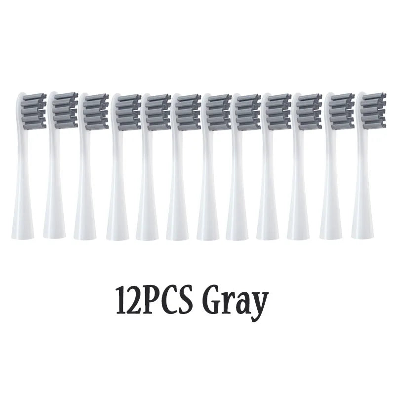 12PCS Replacement Brush Heads for Oclean X/ X PRO/ Z1/ F1/ One/ Air 2 /SE Sonic Electric Toothbrush DuPont Soft Bristle Nozzles