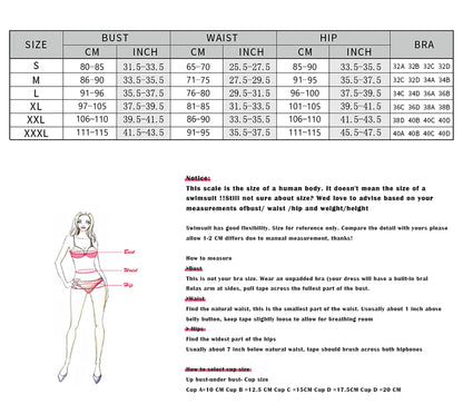 Sexy Brazilian Bikinis Set Hammered Trim Swimwear Women Swimsuit Y2k Soild High Waist Swimming Suits for Bathing Suit