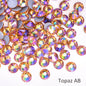 Oleeya стразы Better DMC Hotfix Rhinestone Iron On Strass High Quality Flatback Glass Crystal AB For DIY Wedding Y2792