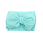 Solid Baby Headband Adjustable Big Bowknot Hair Band Oversize Turban Newborn Headwear For Baby Girls Fashion Hair Accessories