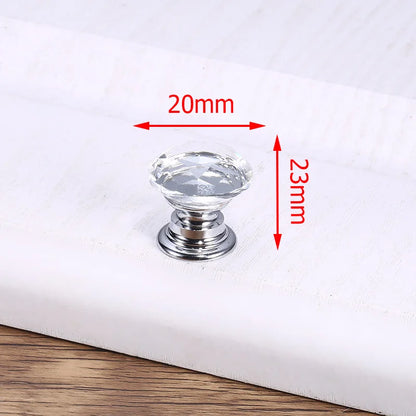KAK Luxury Diamond Crystal Handles Shoebox Cabinet Handles Closet Door  Drawer Knobs Wardrobe Pulls Pullers With Screws Hardware