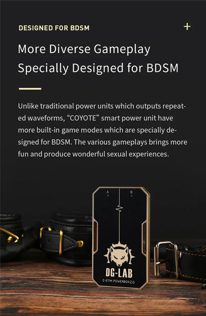DG-LAB 3.0 E-Stim Power Box APP Control Electric Shock Medical Themed  Sex Toys SM Player Sex Electrical Stimulator For Couples