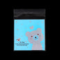 50/100 pcs 10x13cm Opp Self-Stick Transparent Packing Bear Owl Cookie Candy Wedding Birthday Christmas Party Gift Bag Wholesale