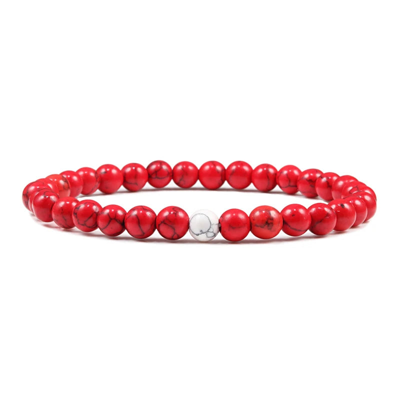 Hot Sale 2pcs/Set Couples Beaded Bracelets Tiger Eye Black Lava Natural Stone Beaded Bracelets Malachite Energy Elastic Jewelry