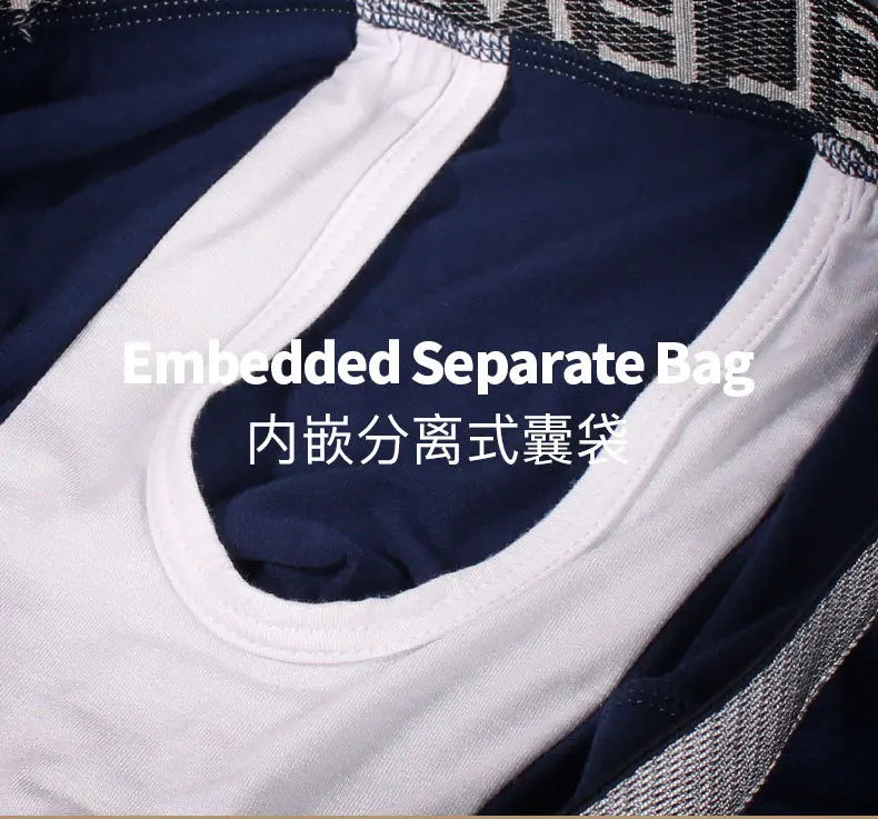 Sexy Men Underwear Modal Boxer Shorts Breathable Panties Man Bullet Separation Pouch Underpants Male Trunks Cueca Calzoncillo