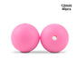 LOFCA 40pcs 12mm Silicone Beads Teething Chew Beads Food Grade Teether Necklace BPA Free Diy Jewelry Baby Teether Toy Pacifier