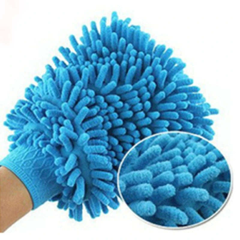 Car Wash Towels Microfiber chenille Car Cleaning Towel mitt glove Soft Drying Cloth Hemming Wash Towel Water Suction Clearner