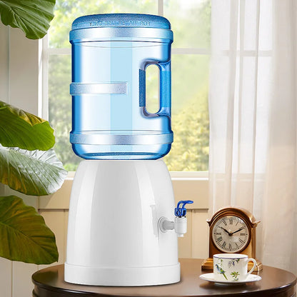 Desktop Drinking Water Dispenser Mini Drinking Fountain Machine Water Bottle Bucket Holder Water Bottle Pump No Need Electricity