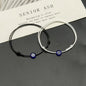 2 pcs Adjustable Lucky Black Red String Bracelets Flat Blue Evil Eye Woven Men Lucky Bracelet Women Femme New Fashion Jewelry