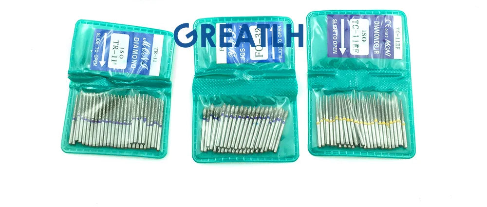 Dental Diamond FG High Speed Burs for Polishing Smoothing Teeth Polishers