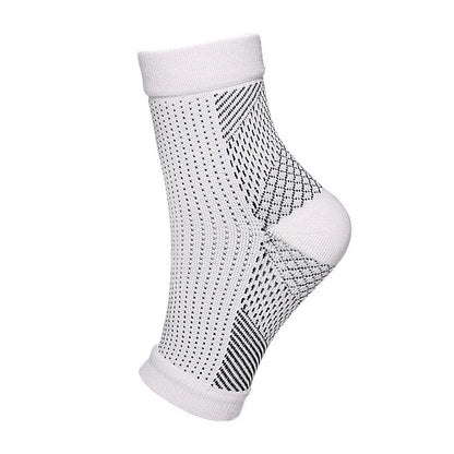 1Pair Sports Ankle Support Brace Compression Sleeve Plantar Fasciitis Sock for Achilles Tendonitis Joint Pain Swelling Heel Spur