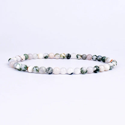 4mm 6mm Mini Energy Charm Bracelet Natural Stone Beads Yoga Healing Bracelet Jewelry for Women Men Best Friend Gift Dropshipping