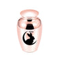 Christmas Gift Human 45x70mm Lovely Custom Jewelry Pet Souvenirs Aluminum Alloy Funeral Urn for Ashes- Rabbit and Moon