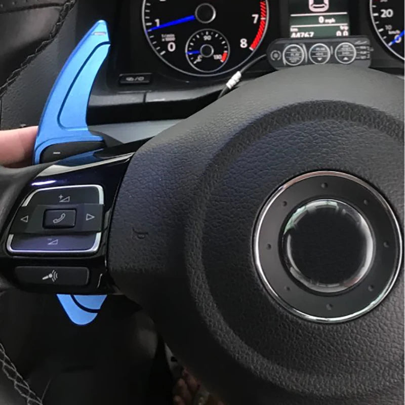 For VW Beetle Scirocco Touareg R32 Eos Sharan Tiguan R36 Golf 5 6 GTI R Polo Jetta Passat Car Steering Wheel Shift Paddle DSG