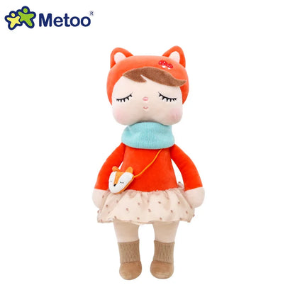 Metoo Forest Animals Plush & Stuffed Dolls Unicorn Angela Doll Rabbit Plush Toy Cute Fox Kids Soft Companion Boneca Decor Toys