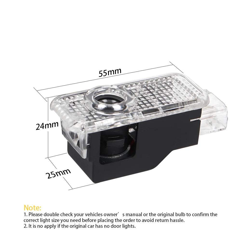 For AUDI Q3 Q5 Q7 Q8 A3 8V 8Y A5 Sportback A6 C5 C7 C8 A1 8X A4 B5 B6 B7 B8 B9 A7 A8 LED Car Door Logo Welcome Light Accessories
