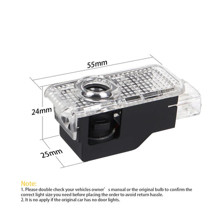 For AUDI Q3 Q5 Q7 Q8 A3 8V 8Y A5 Sportback A6 C5 C7 C8 A1 8X A4 B5 B6 B7 B8 B9 A7 A8 LED Car Door Logo Welcome Light Accessories