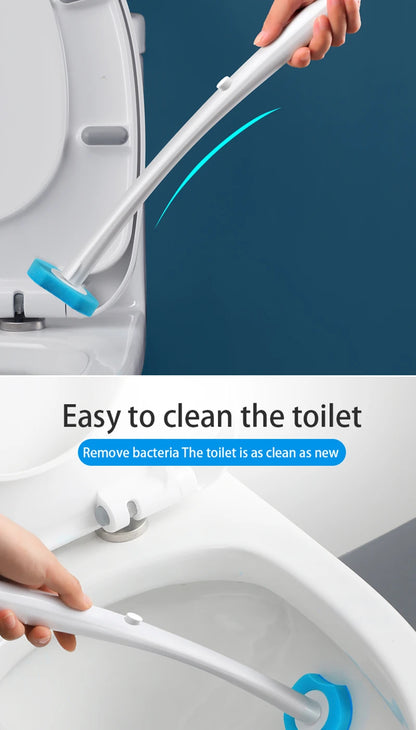 Disposable Toilet Brush Without Dead Angle Cleaning Tools Household Long Handle Cleaner Brush Bathroom Accessories For Toilet