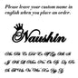 Custom Name Necklace for Women Men Stainless Steel Customized Personalized Arabic Name Choker Chain Jewelry Valentine's Day Gift