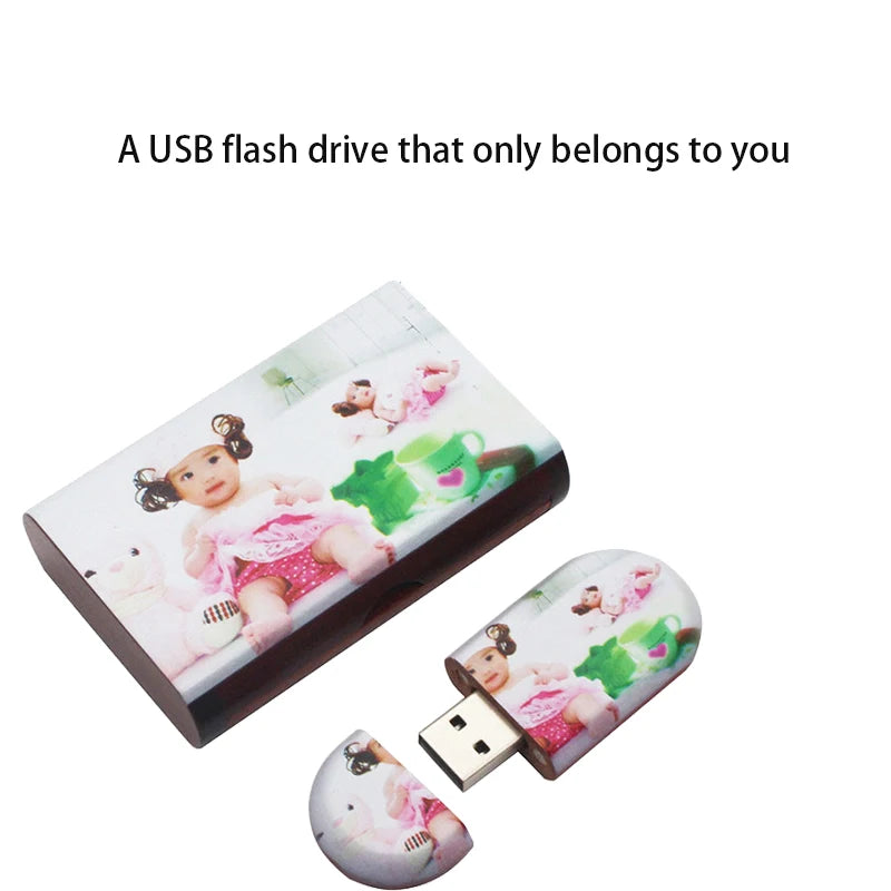 JASTER High Quality Wooden Logo Engrave Wood USB Flash Drive 4GB 8GB 16GB 32GB 64GB Wedding Gift Flash Memory Card Pen Drive