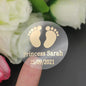 5CM Custom Name Wedding Sticker Personalized Design Your Label Candy Gift Box Birthday Party Seal Sticker Self-adhesive 50PCS