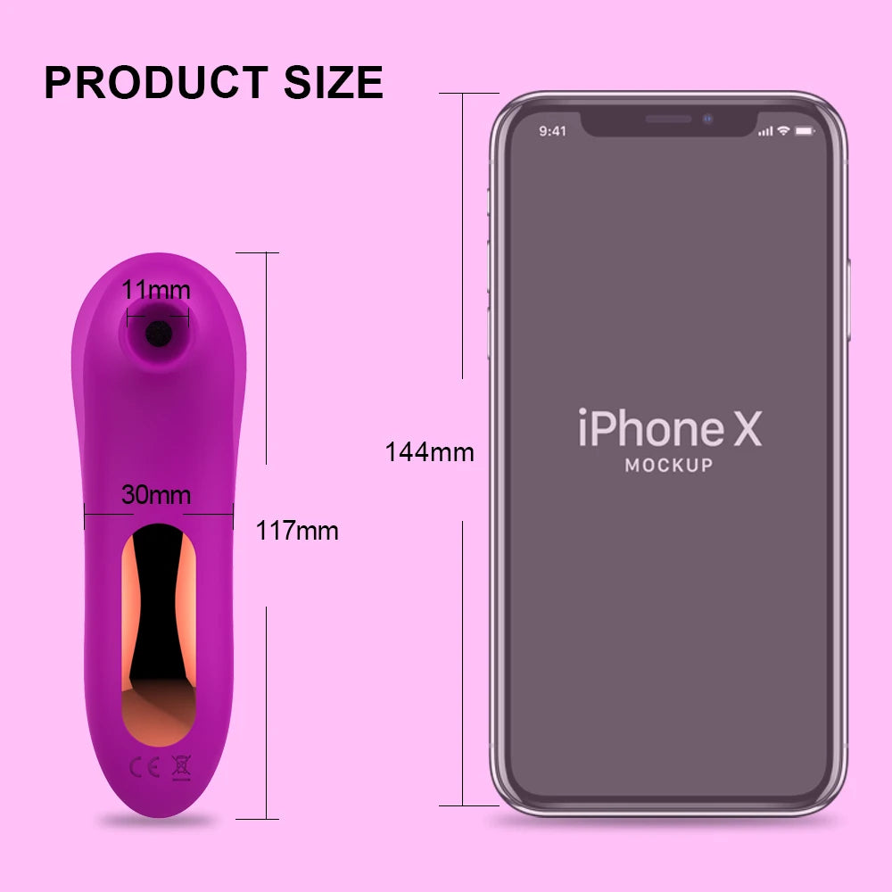 Powerful Sucker Clitoris Sucking Vibrator Female Clit Nipple Oral Vacuum Stimulator Massager Sex Toys Adults Goods for Women