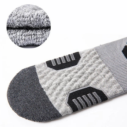 Elite Sport Cycling Basketball Socks Compression Running Man Black Trend Breathable Long Hiking Damping Athletic Professional