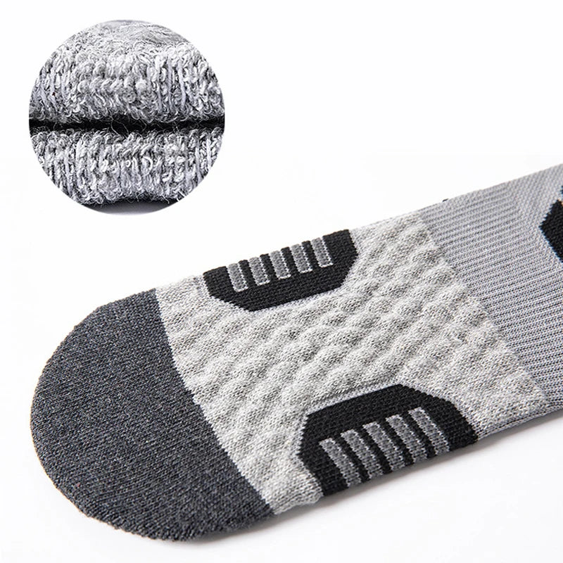 Elite Sport Cycling Basketball Socks Compression Running Man Black Trend Breathable Long Hiking Damping Athletic Professional