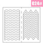 2pcs French Manicure Nail Wraps Stickers, Nail Art Form Fringe Tip Guides for DIY Nail Decoration