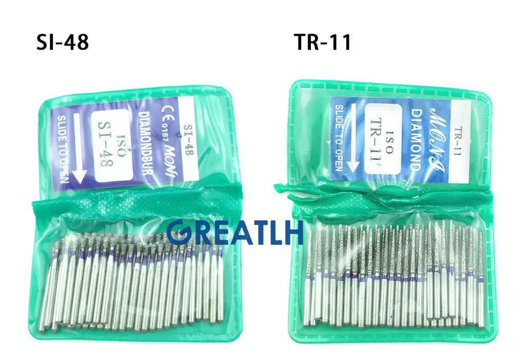 Dental Diamond FG High Speed Burs for Polishing Smoothing Teeth Polishers