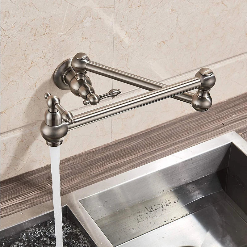 One-Handle Bathroom Kitchen Faucet Single Hole Cold Water Folding Wash Basin Tap Bathroom Balcony Are Available