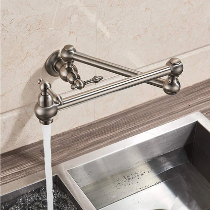 One-Handle Bathroom Kitchen Faucet Single Hole Cold Water Folding Wash Basin Tap Bathroom Balcony Are Available