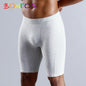 BONITOS Men Boxers Long Leg Man Underwear Soft Men Underpants Natural Cotton Sexy Boxer Shorts Top Brand Long Men's Panties