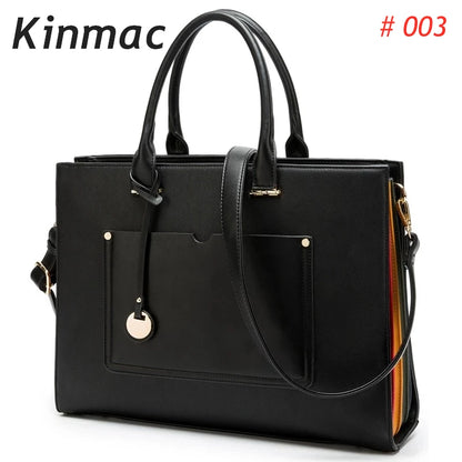 Lady Briefcase Kinmac Brand Handbag Messenger Laptop Bag 13.3,14 Inch,Shoulder Women Case For MacBook Air Pro PC,Dropship