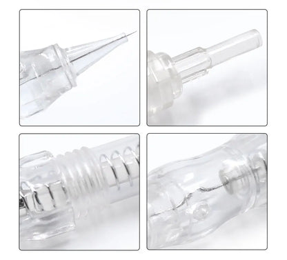 Biomaser 10PCS Revolution Tattoo Needle Permanent Makeup Cartridge Needles For Tattoo Machine Kit Eyebrow Needle 1R,2R,3R,5R