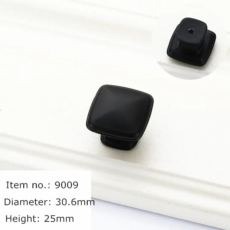 Black Gold Cupboard Handle Brushed Stainless Steel Kitchen Cabinet Door Knob Furniture Drawer Pull  Hardware Pulls  Bar Handle