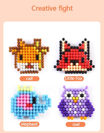 6000pcs 24 colors Refill Beads puzzle Crystal DIY water spray beads set ball games 3D handmade magic toys for children Toy