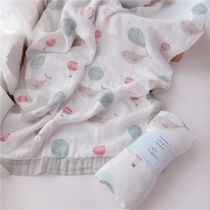 Baby Swaddle Wrap Cotton Muslin Blankets for Newborn Babies Accessories Infant Receiving Blanket Swaddle Soft Gauze Bath Towel