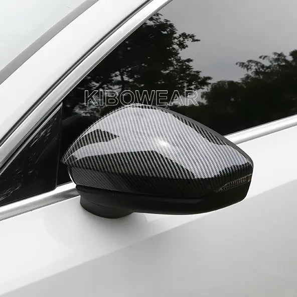 Pair Side Mirror Covers Caps for Audi A3 S3 8Y RS3 2025 2021 2022 Carbon /Black Auto replace housing case LHD