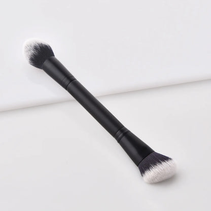 Double Ended Makeup Brushes Face Brush Repair Brush Contour Brush for Liquid Cream Powder Face Beauty Cosmetic Tools