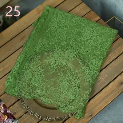 3Meter Exquisite Eyelash Lace 150CM White Lace Fabric Wedding Dress Sexy Lingerie DIY Clothes Accessory Wholesale Prices