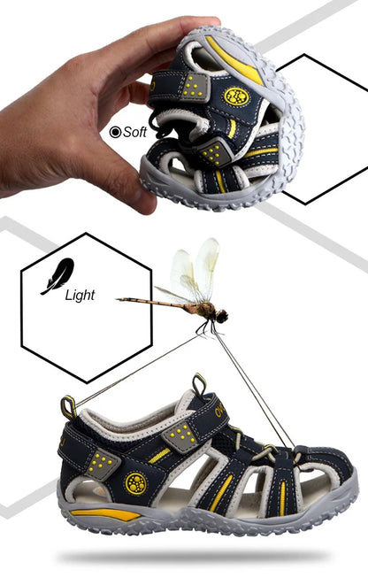 UOVO Brand 2026 Summer Beach Footwear Kids Closed Toe Toddler Sandals Children Fashion Designer Shoes For Boys And Girls #24-38